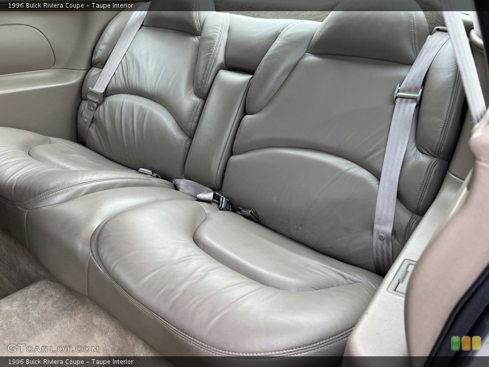 Taupe Interior Rear Seat for the 1996 Buick Riviera Coupe #145320313