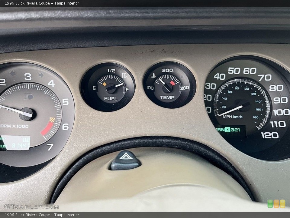Taupe Interior Gauges for the 1996 Buick Riviera Coupe #145320490