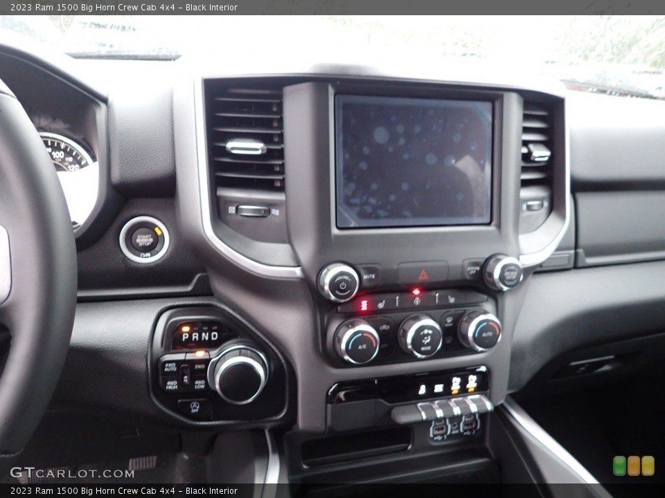Black Interior Controls for the 2023 Ram 1500 Big Horn Crew Cab 4x4 #145320916