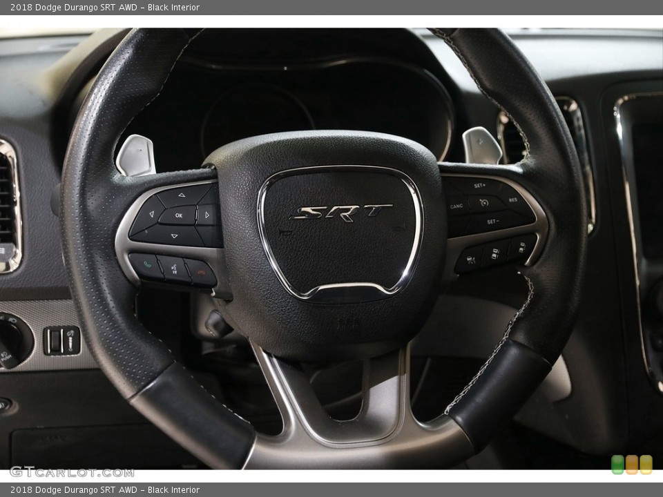 Black Interior Steering Wheel for the 2018 Dodge Durango SRT AWD #145321501