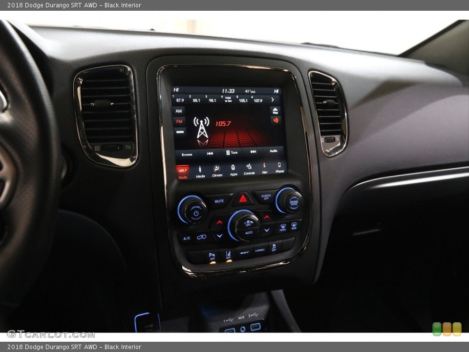 Black Interior Controls for the 2018 Dodge Durango SRT AWD #145321532