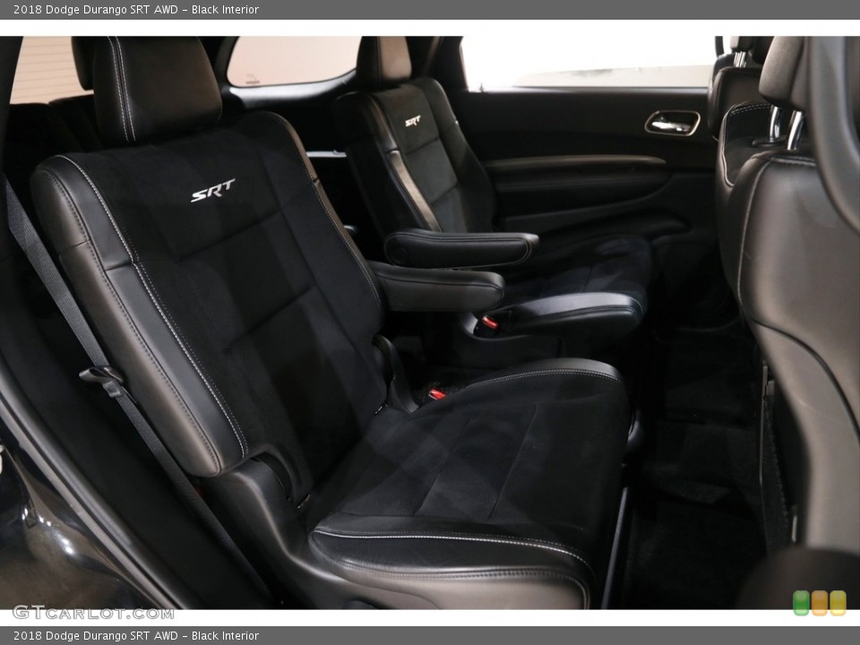 Black Interior Rear Seat for the 2018 Dodge Durango SRT AWD #145321702