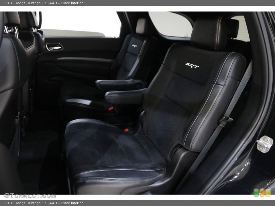 Black Interior Rear Seat for the 2018 Dodge Durango SRT AWD #145321720