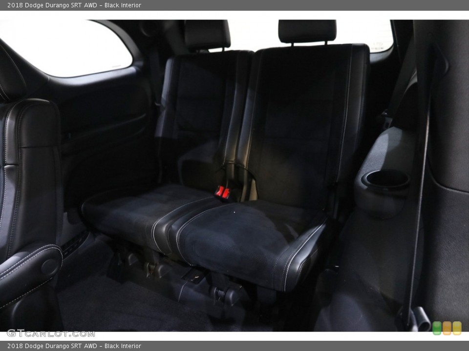 Black Interior Rear Seat for the 2018 Dodge Durango SRT AWD #145321738