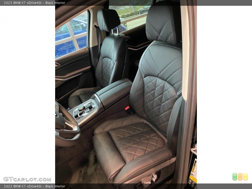 Black 2023 BMW X7 Interiors