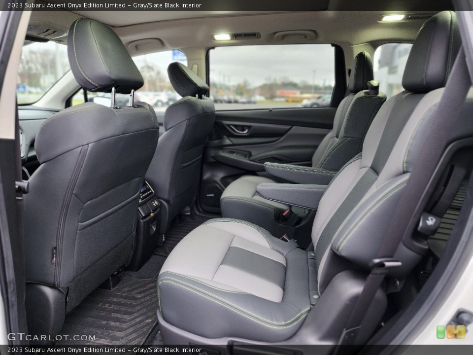 Gray/Slate Black Interior Rear Seat for the 2023 Subaru Ascent Onyx Edition Limited #145322665