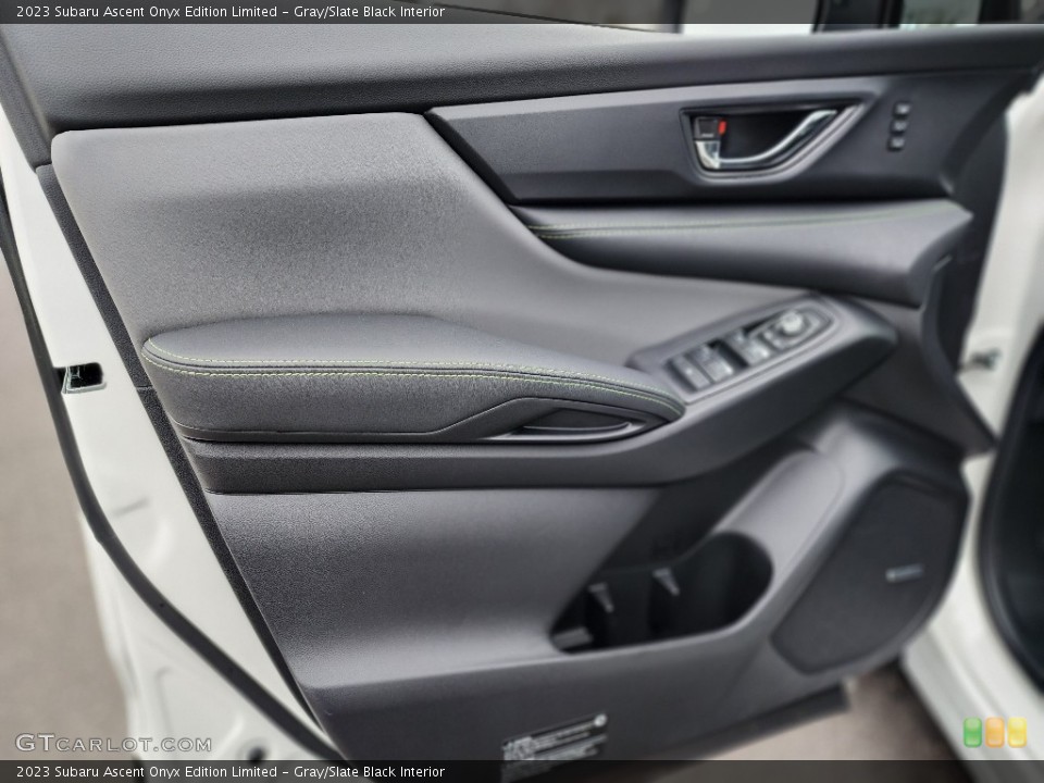 Gray/Slate Black Interior Door Panel for the 2023 Subaru Ascent Onyx Edition Limited #145322734