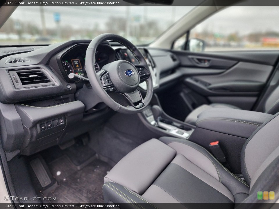 Gray/Slate Black 2023 Subaru Ascent Interiors