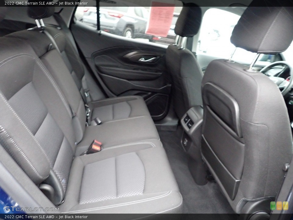 Jet Black Interior Rear Seat for the 2022 GMC Terrain SLE AWD #145324782