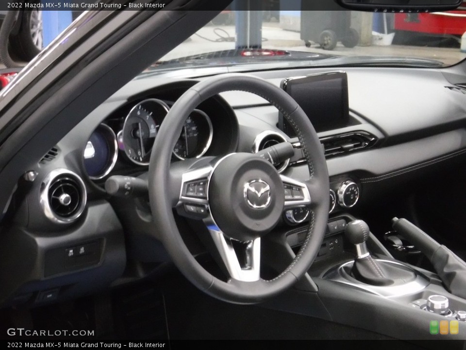 Black Interior Dashboard for the 2022 Mazda MX-5 Miata Grand Touring #145324939