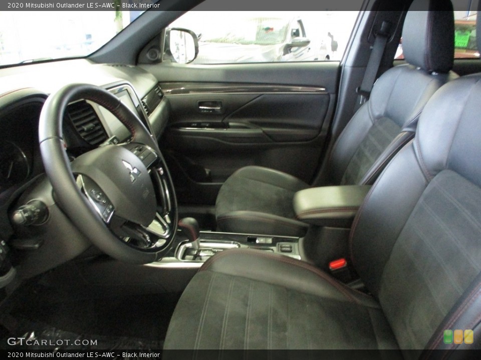 Black Interior Front Seat for the 2020 Mitsubishi Outlander LE S-AWC #145325023
