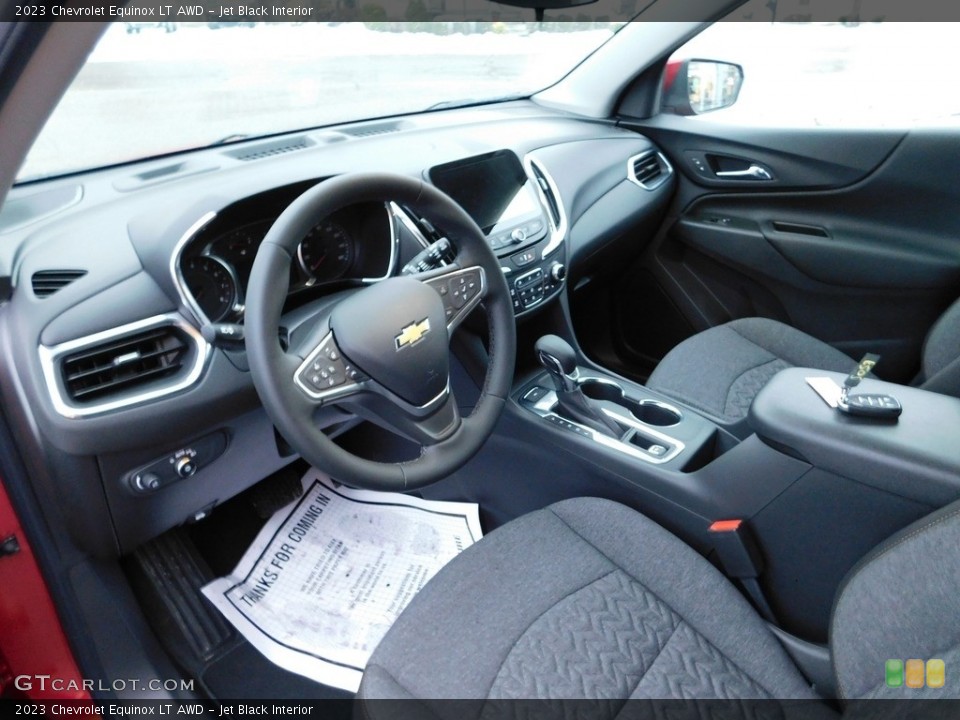 Jet Black Interior Photo for the 2023 Chevrolet Equinox LT AWD #145327018