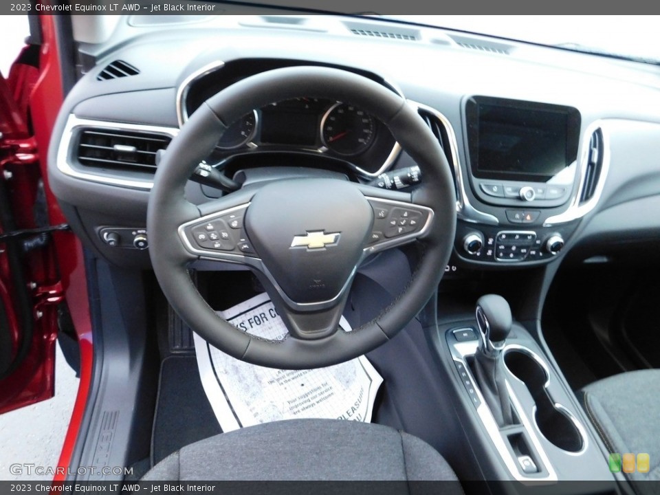 Jet Black Interior Dashboard for the 2023 Chevrolet Equinox LT AWD #145327039