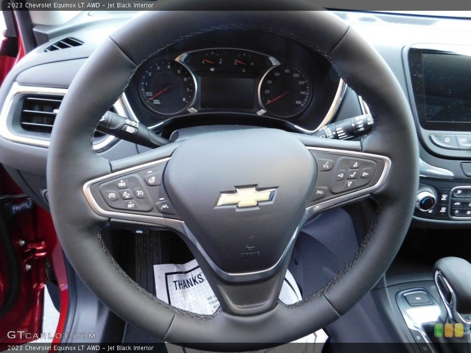 Jet Black Interior Steering Wheel for the 2023 Chevrolet Equinox LT AWD #145327063