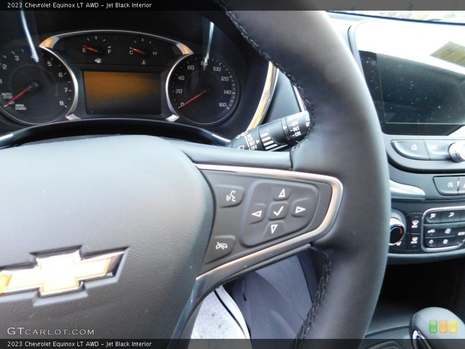 Jet Black Interior Steering Wheel for the 2023 Chevrolet Equinox LT AWD #145327087