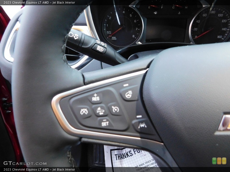 Jet Black Interior Steering Wheel for the 2023 Chevrolet Equinox LT AWD #145327105