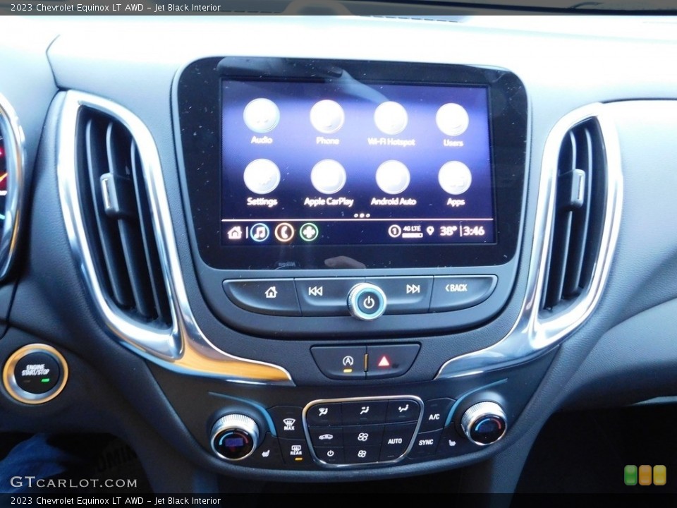 Jet Black Interior Controls for the 2023 Chevrolet Equinox LT AWD #145327174