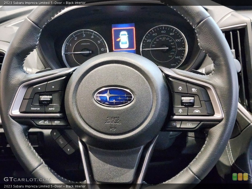 Black Interior Steering Wheel for the 2023 Subaru Impreza Limited 5-Door #145327993