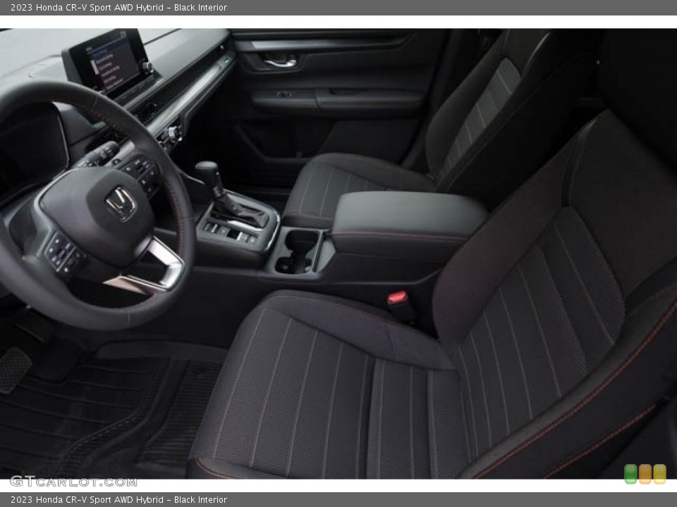 Black Interior Front Seat for the 2023 Honda CR-V Sport AWD Hybrid #145328425