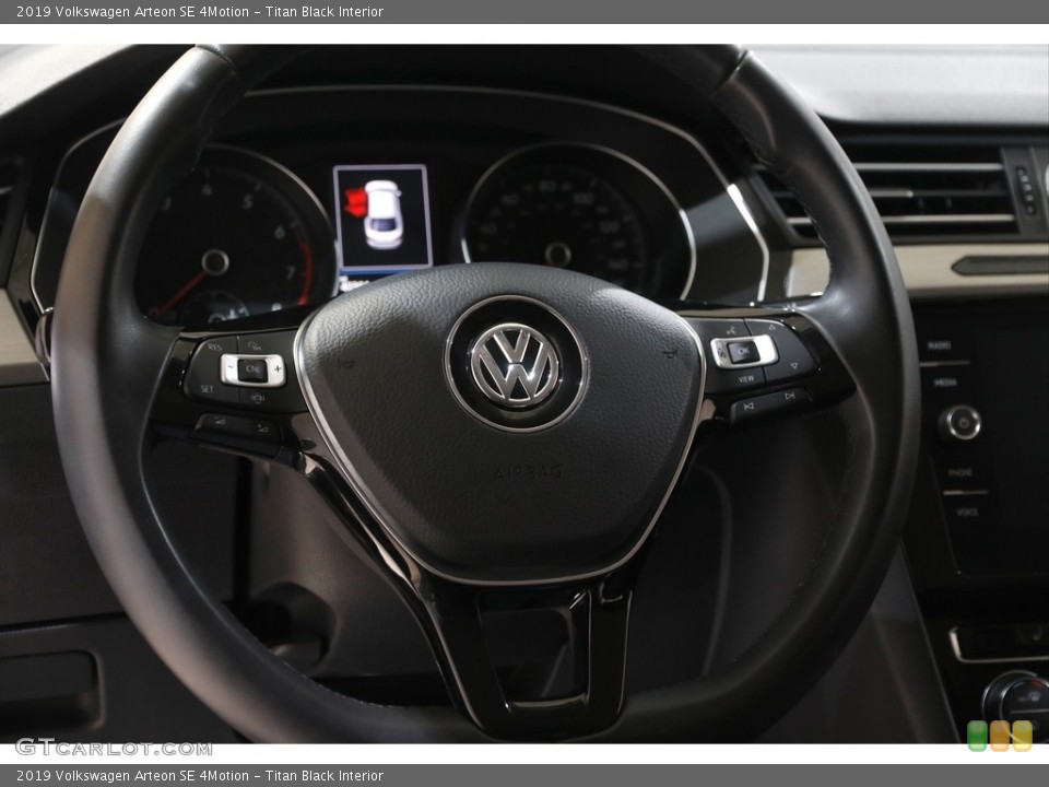 Titan Black Interior Steering Wheel for the 2019 Volkswagen Arteon SE 4Motion #145328731