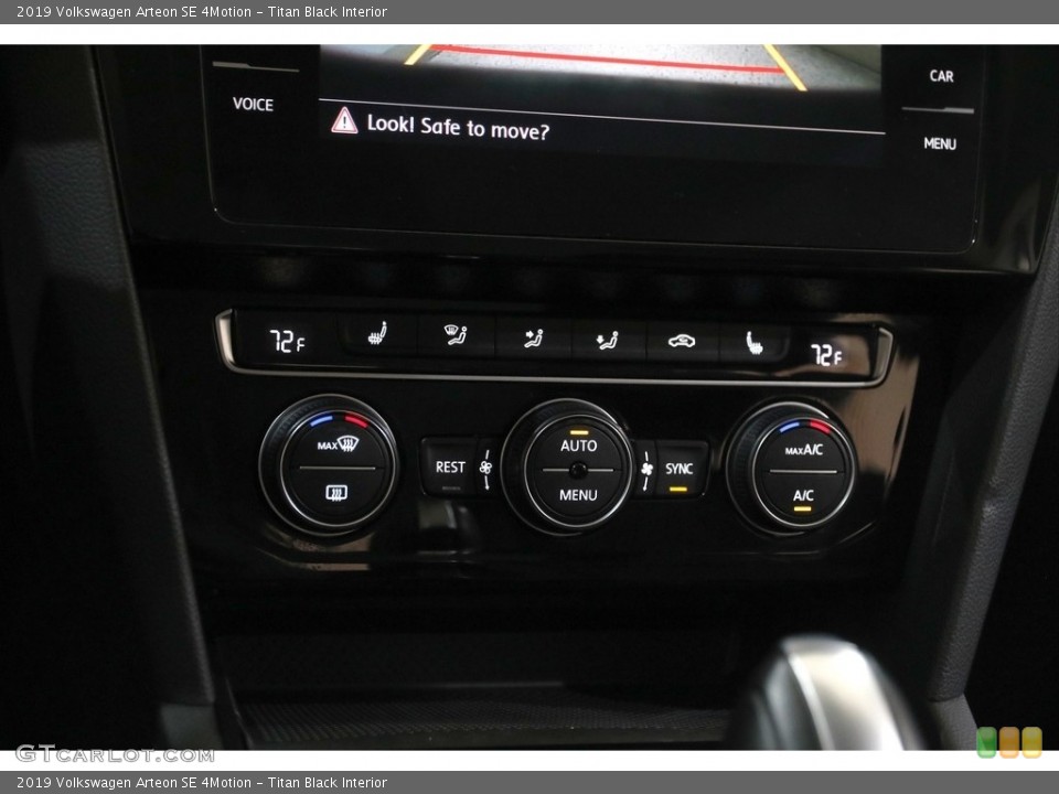 Titan Black Interior Controls for the 2019 Volkswagen Arteon SE 4Motion #145328824
