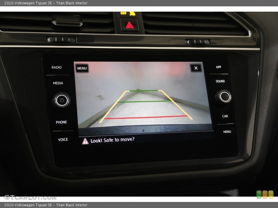 Titan Black Interior Controls for the 2020 Volkswagen Tiguan SE #145329250