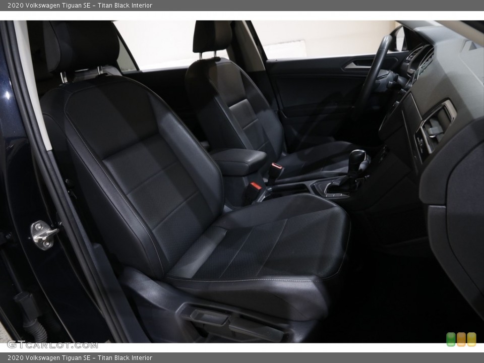 Titan Black Interior Front Seat for the 2020 Volkswagen Tiguan SE #145329294