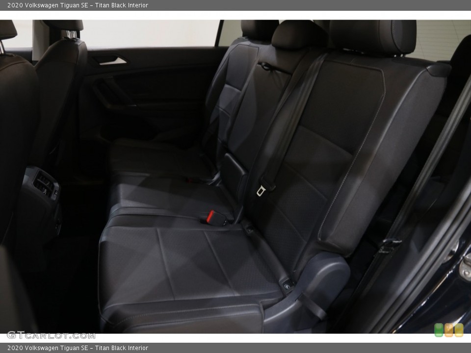 Titan Black Interior Rear Seat for the 2020 Volkswagen Tiguan SE #145329334