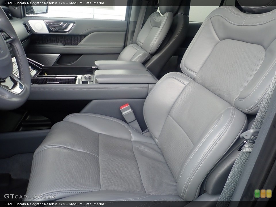 Medium Slate Interior Front Seat for the 2020 Lincoln Navigator Reserve 4x4 #145329457