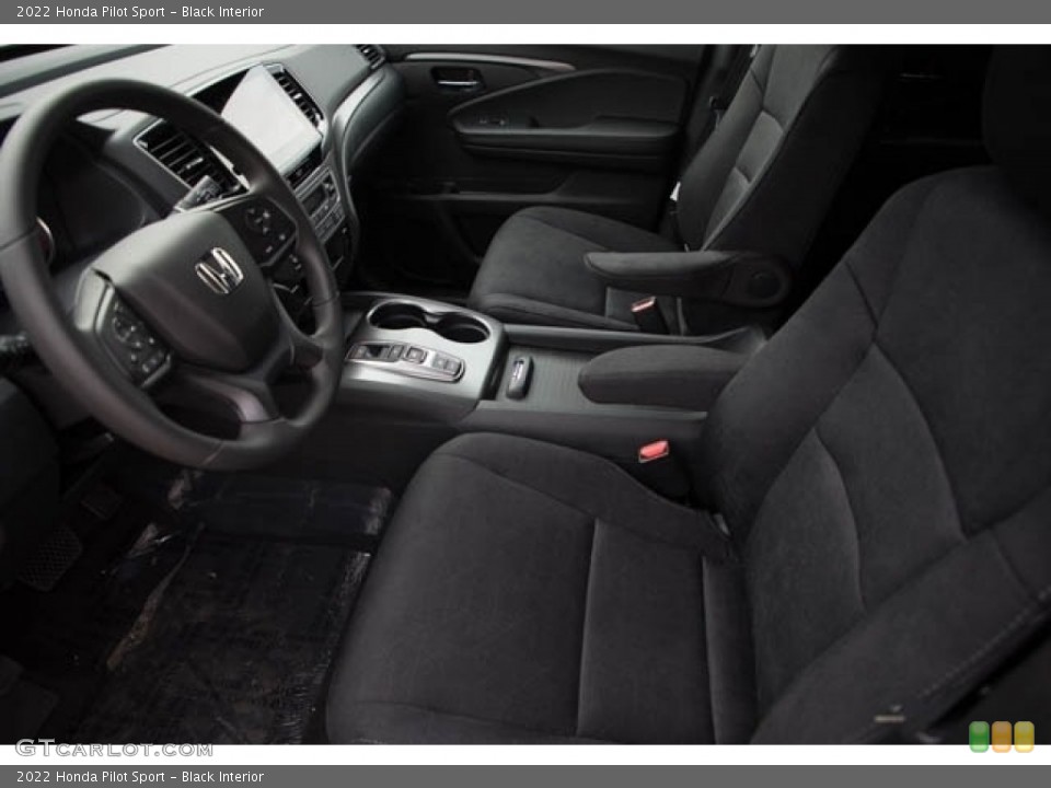 Black Interior Front Seat for the 2022 Honda Pilot Sport #145329765