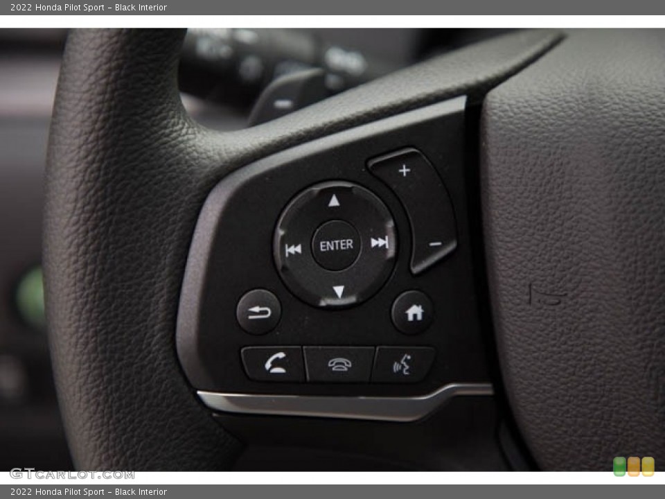 Black Interior Steering Wheel for the 2022 Honda Pilot Sport #145329835