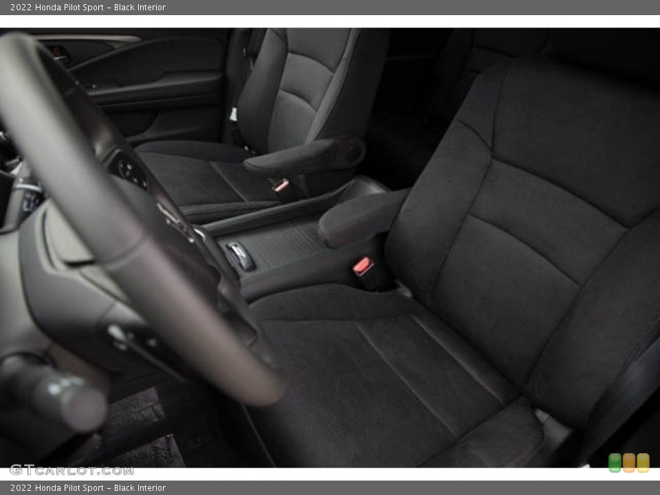 Black Interior Front Seat for the 2022 Honda Pilot Sport #145329916