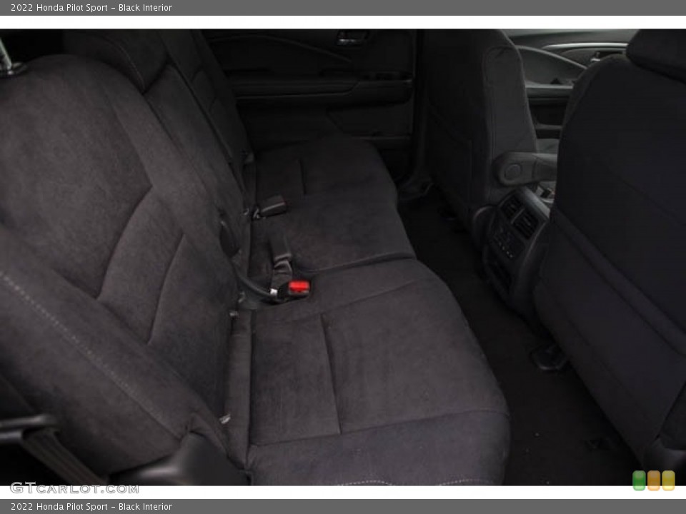 Black Interior Rear Seat for the 2022 Honda Pilot Sport #145329982