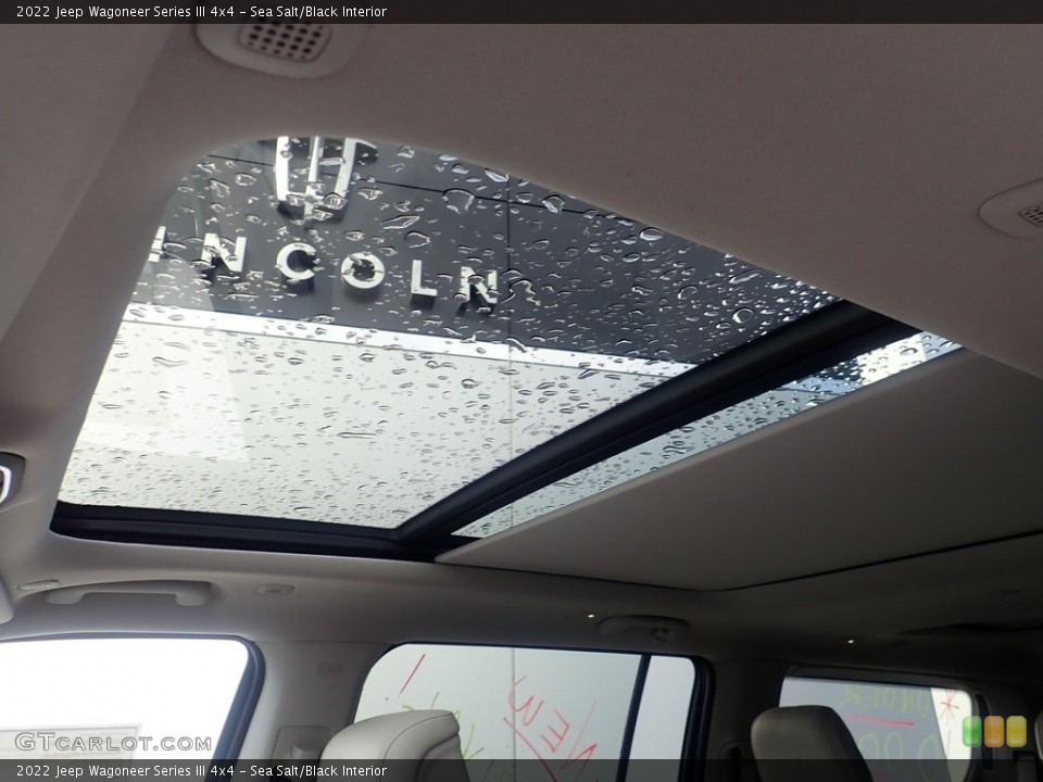 Sea Salt/Black Interior Sunroof for the 2022 Jeep Wagoneer Series III 4x4 #145330435