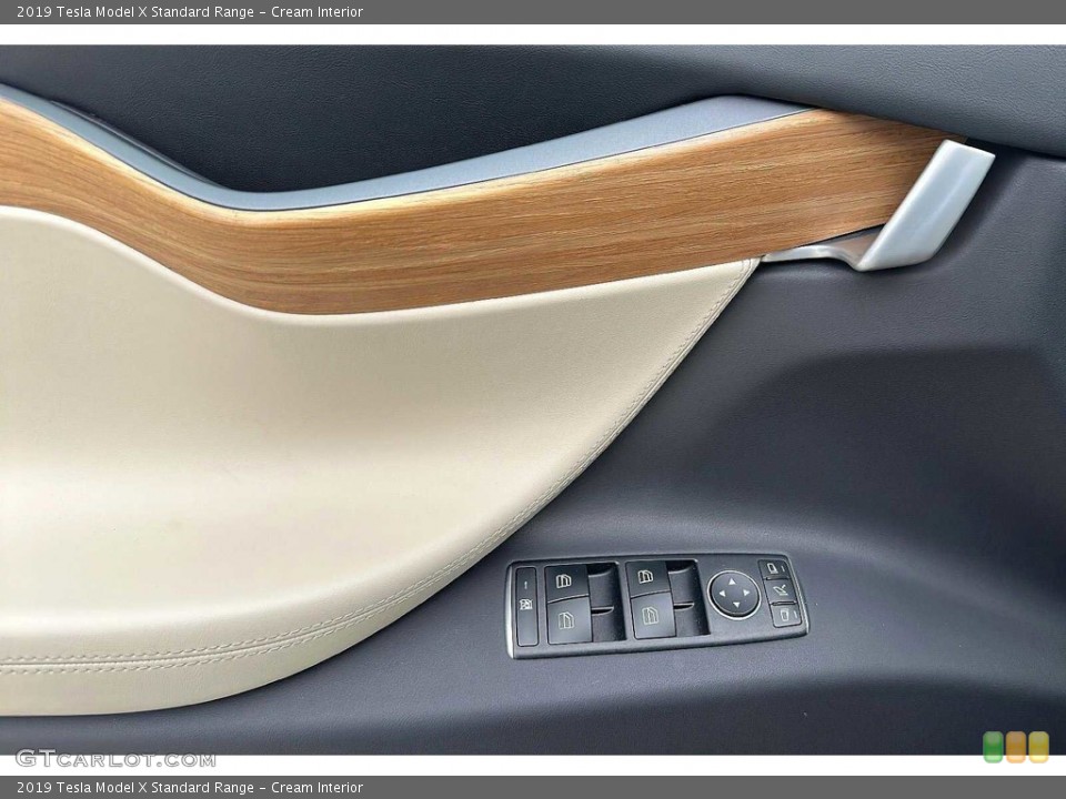 Cream Interior Controls for the 2019 Tesla Model X Standard Range #145330766