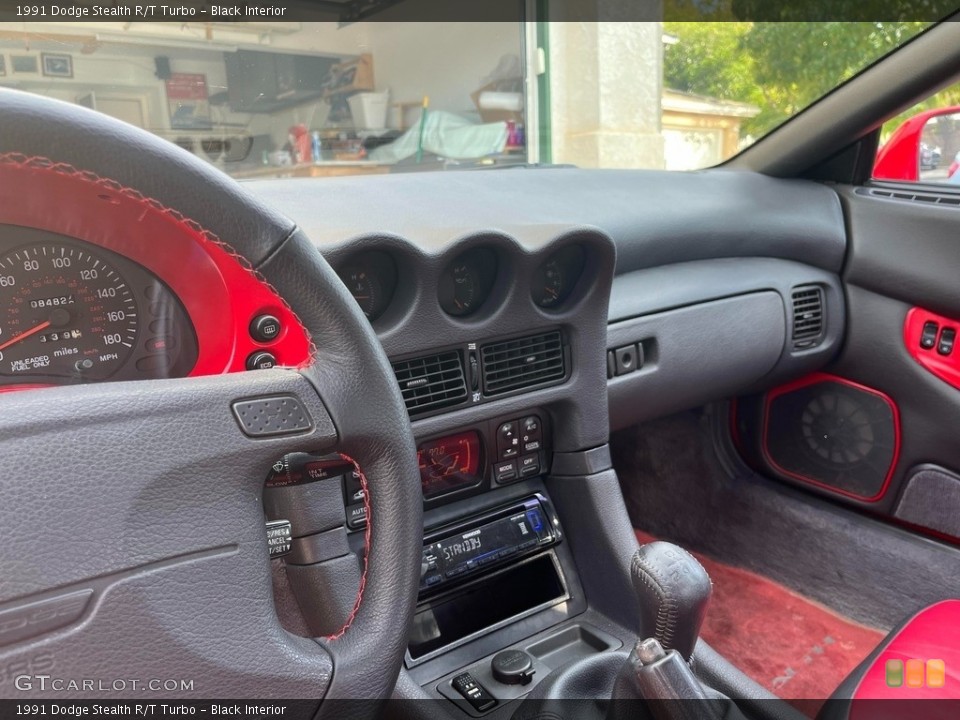 Black Interior Dashboard for the 1991 Dodge Stealth R/T Turbo #145330799