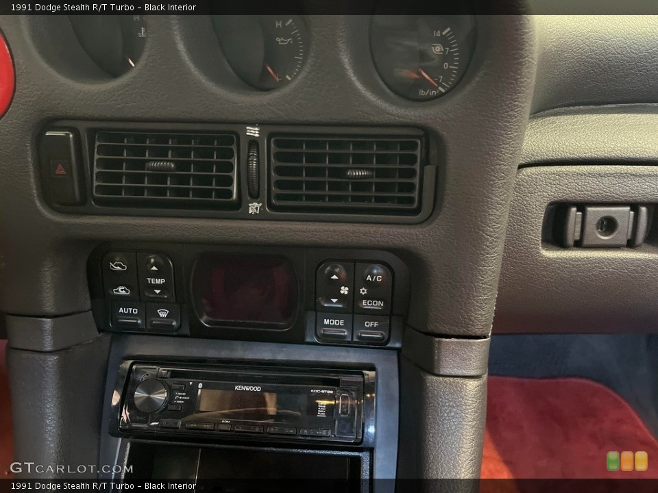 Black Interior Controls for the 1991 Dodge Stealth R/T Turbo #145330826