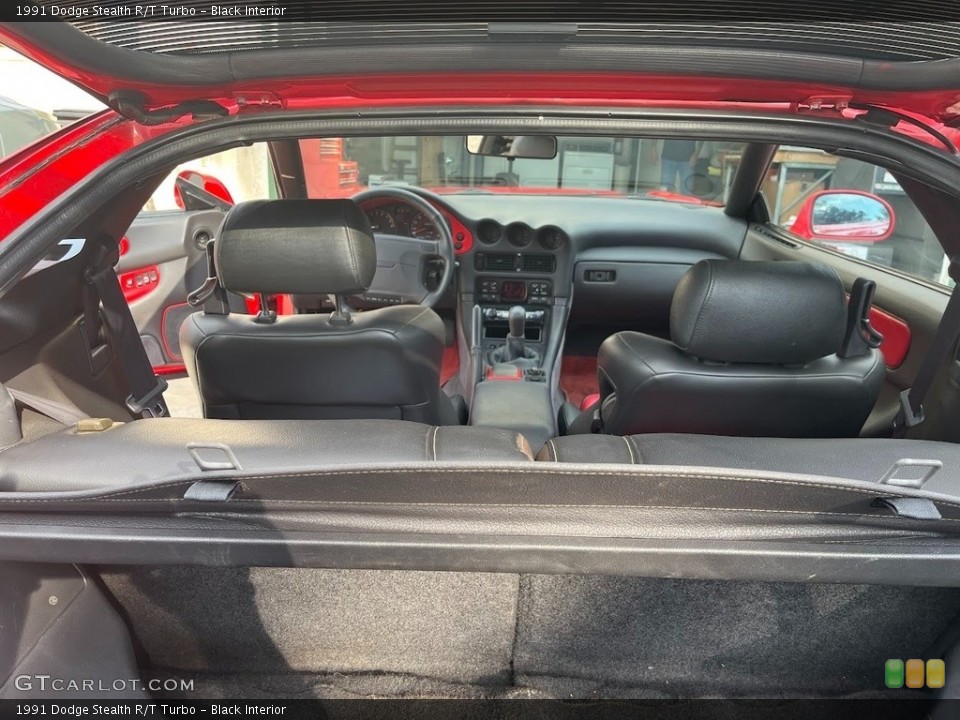 Black 1991 Dodge Stealth Interiors