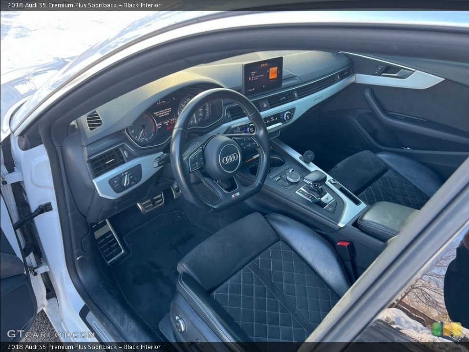 Black Interior Front Seat for the 2018 Audi S5 Premium Plus Sportback #145331783