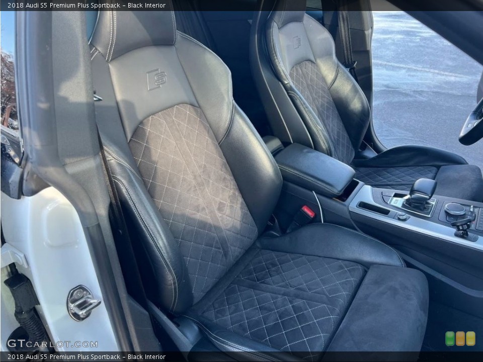Black Interior Front Seat for the 2018 Audi S5 Premium Plus Sportback #145331897