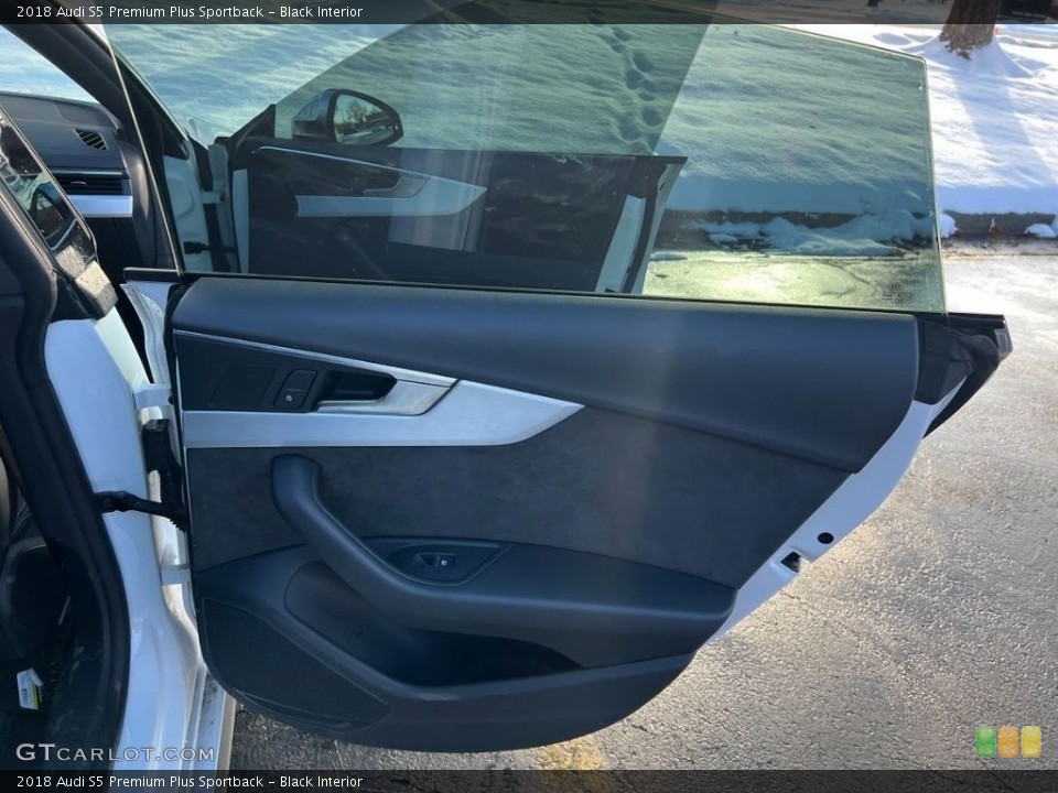 Black Interior Door Panel for the 2018 Audi S5 Premium Plus Sportback #145331912