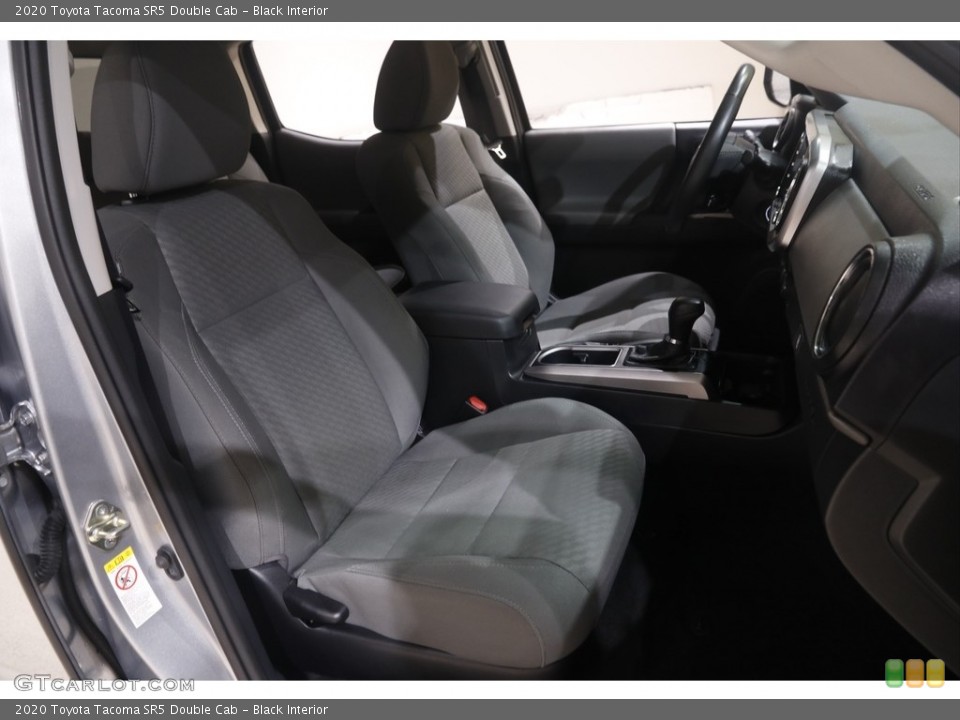 Black Interior Front Seat for the 2020 Toyota Tacoma SR5 Double Cab #145332479