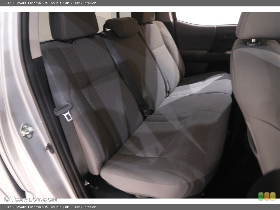 Black Interior Rear Seat for the 2020 Toyota Tacoma SR5 Double Cab #145332485