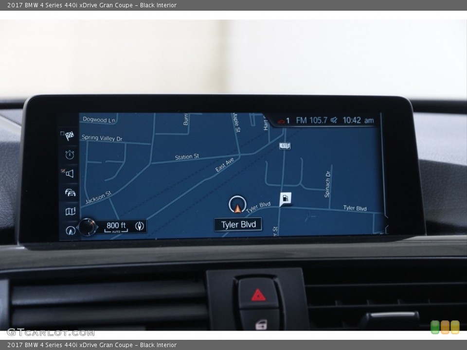 Black Interior Navigation for the 2017 BMW 4 Series 440i xDrive Gran Coupe #145332812