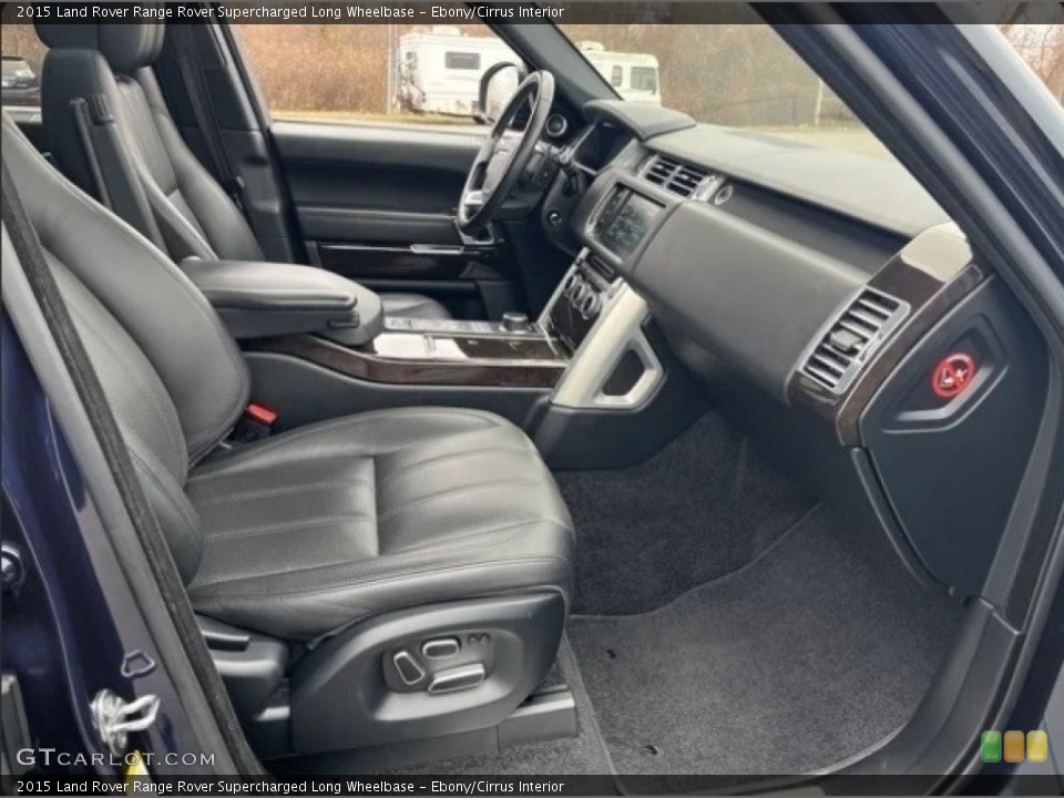 Ebony/Cirrus 2015 Land Rover Range Rover Interiors