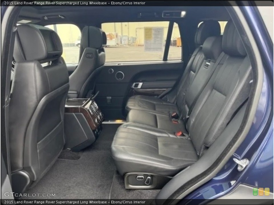 Ebony/Cirrus Interior Rear Seat for the 2015 Land Rover Range Rover Supercharged Long Wheelbase #145333479
