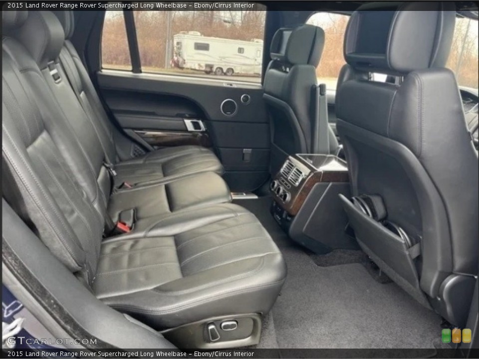 Ebony/Cirrus Interior Rear Seat for the 2015 Land Rover Range Rover Supercharged Long Wheelbase #145333497