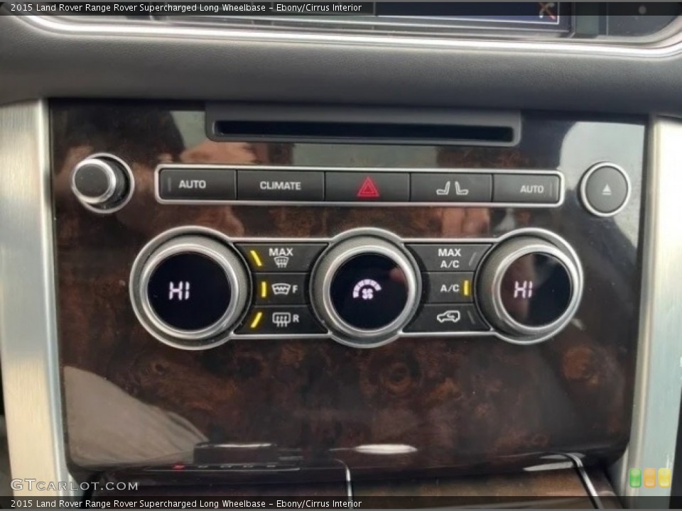 Ebony/Cirrus Interior Controls for the 2015 Land Rover Range Rover Supercharged Long Wheelbase #145333542