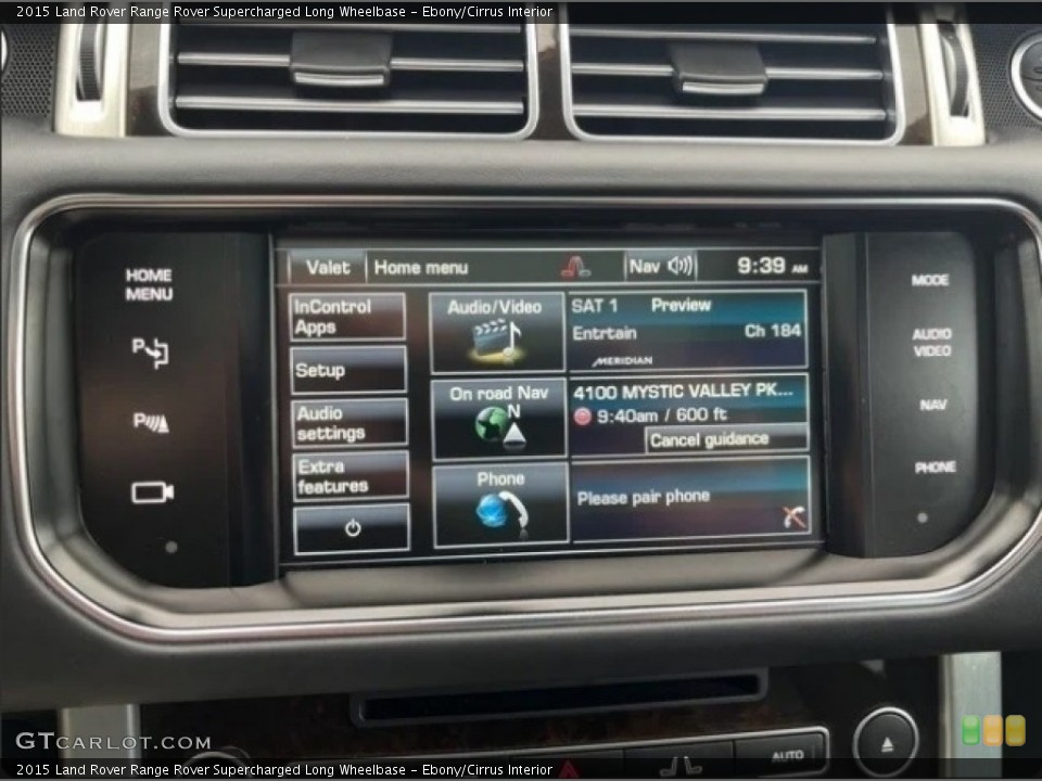 Ebony/Cirrus Interior Controls for the 2015 Land Rover Range Rover Supercharged Long Wheelbase #145333557