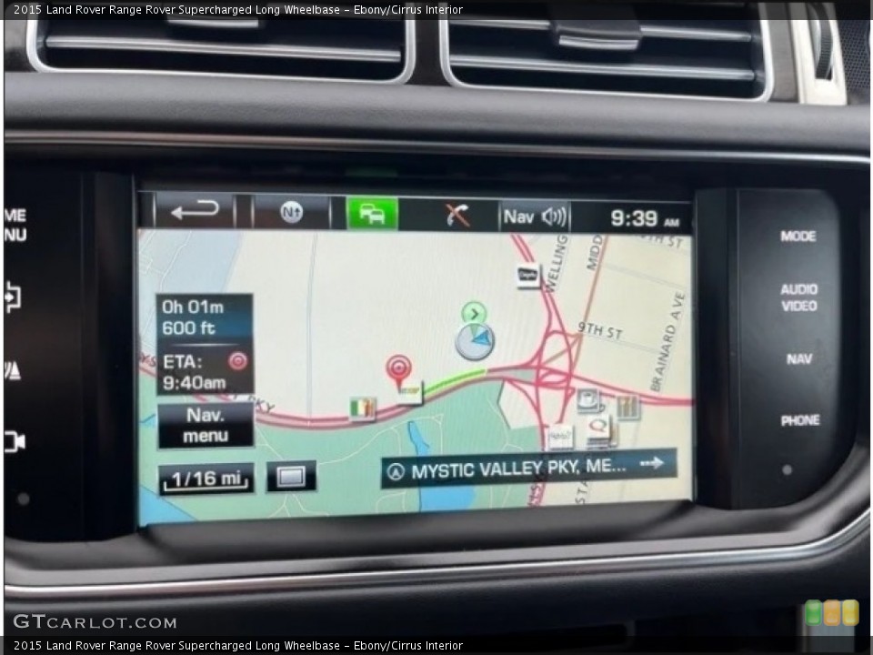 Ebony/Cirrus Interior Navigation for the 2015 Land Rover Range Rover Supercharged Long Wheelbase #145333599